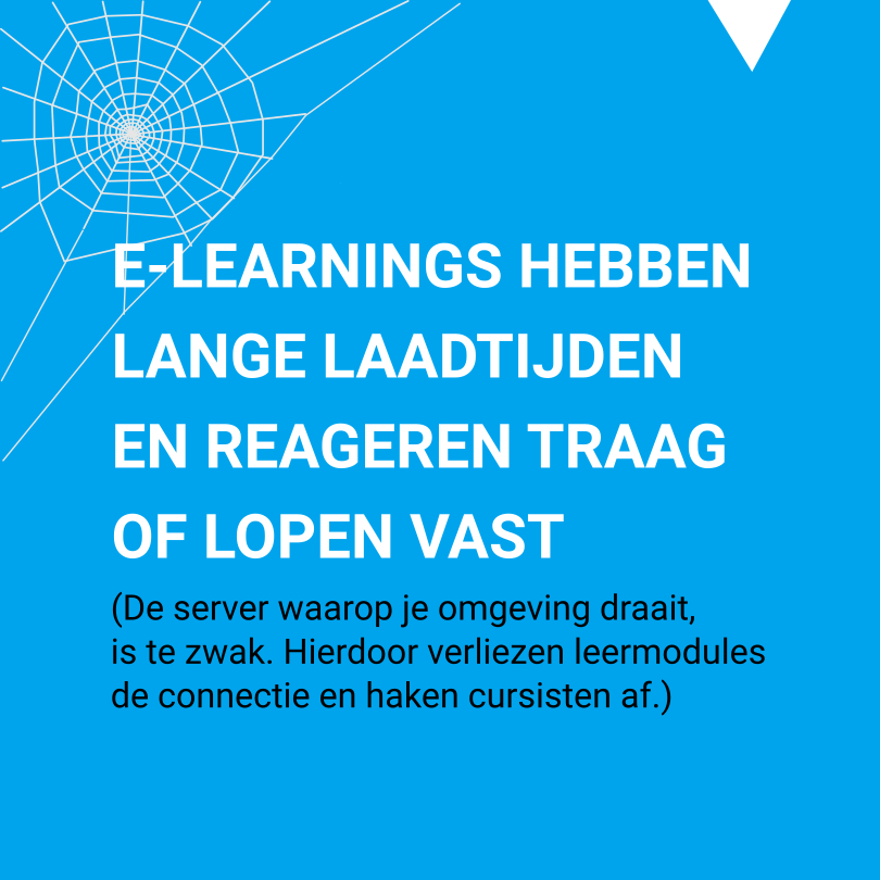 10 signalen dat je (misschien) teveel betaalt voor je LCMS: E-learnings hebben lange laadtijden en reageren traag of lopen vast