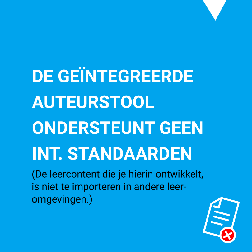 10 signalen dat je (misschien) teveel betaalt voor je LCMS: De geïntegreerde auteurstool ondersteunt geen internationale standaarden