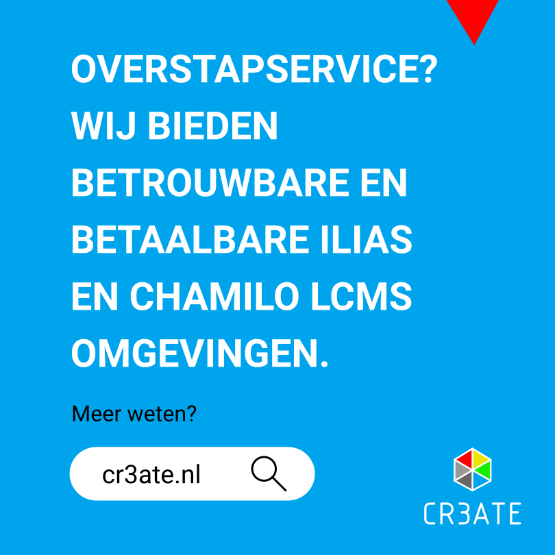 Overstapservice: Wij bieden betrouwbare en betaalbare ILIAS en Chamilo LCMS omgevingen