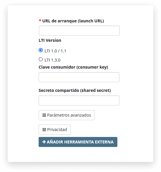 LTI provider mode in Chamilo 1.11.18